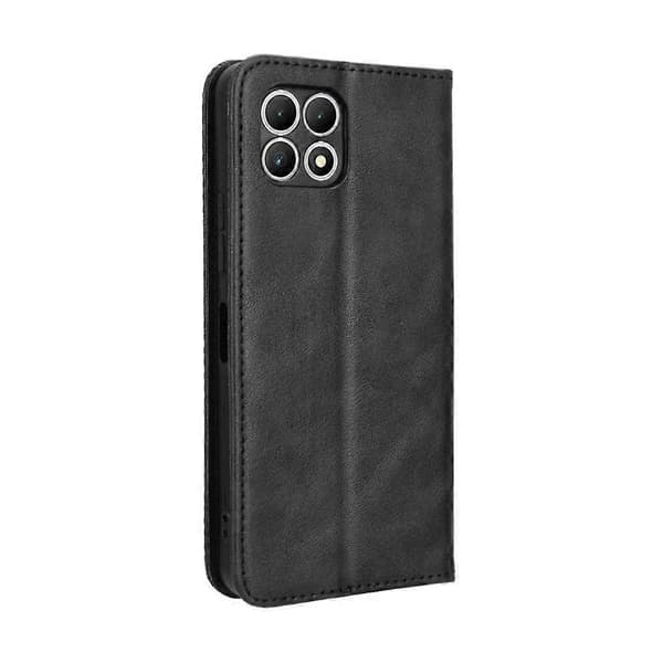 Til T-Mobile T Phone 2 5G Magnetisk Lukning Tegnebog PU Læder Telefon Cover (Sort)