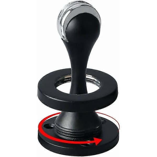 Kraftig magnetisk dørstopperholder (Svart (sinklegering))