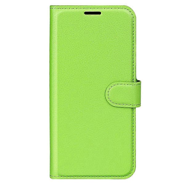 Læder Wallet Beskyttelsesetui med Lychee-tekstur til Samsung Galaxy A36 5G/A56 5G - Grøn (Grøn)