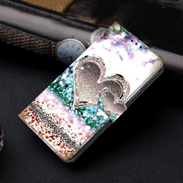 Mobilskal för Galaxy A34 5G (rosa diamant hjärta)