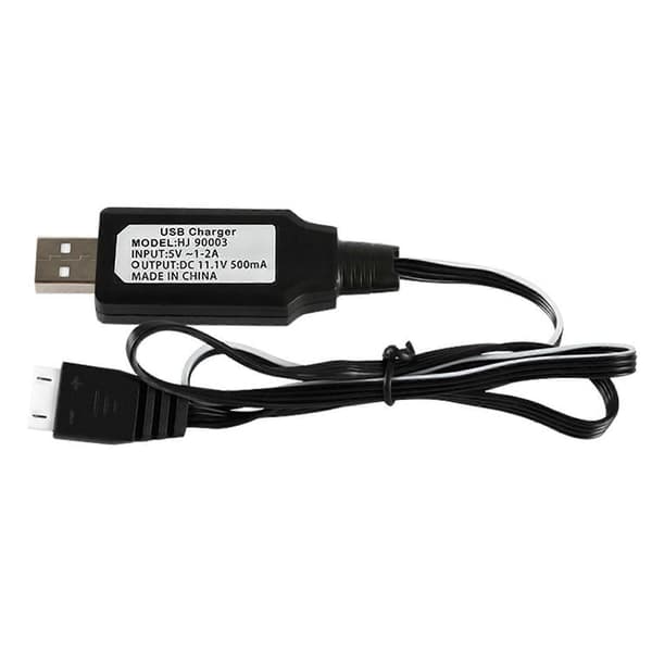 11.1V Li-ion Li-po Lipo USB RC Batterilader med 4-pinners plugg (1500mA)