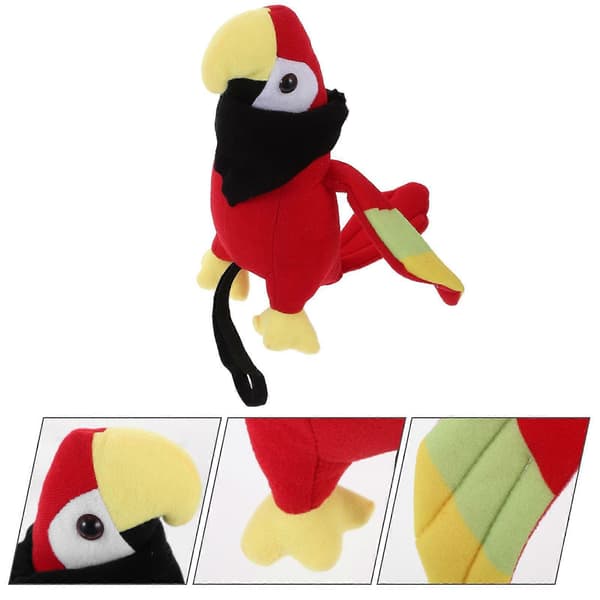 Pirat Papegoja Tecknad Papegoja För Axel Halloween Cosplay Papegoja Gosedjur