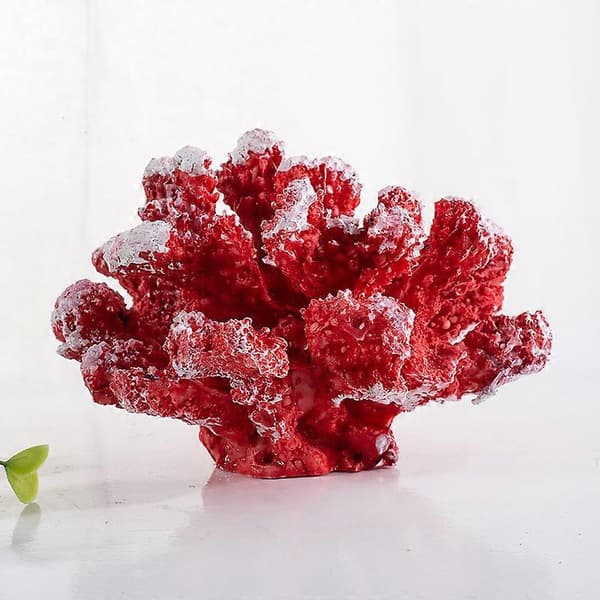 1 st Polyresin Korall Ornament för Akvarium Dekoration