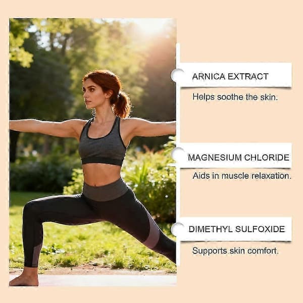 1-3 stk. Naturlig Nerve-lindrende Magnesiumcreme til søvnstøtte, dyb muskelafslapning (2 stk.)
