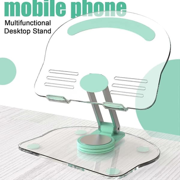 Laptop stand 360 graders roterende base, 155*125mm, grøn