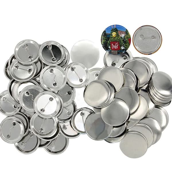 32 mm Material för knapptillverkning, knappnålsset för klubbar, föreningar (100 st)