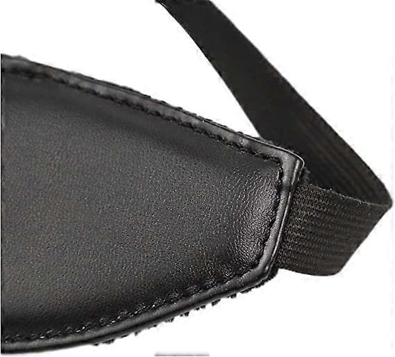PU Läder Rollspel Ögonbindel Sovmask Ögonskydd Vuxenleksak för Par (svart)