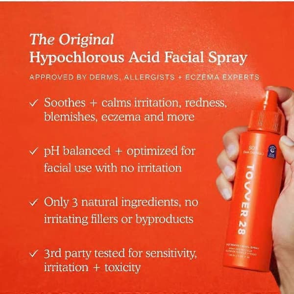 Daglig Rednings Ansigtspray til Følsom Hud, Hypoklorsyre Spray (1 stk)