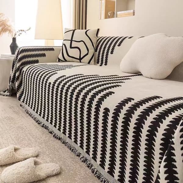 Universal sofa et stykke fuldt betræk chenille sofabetræk