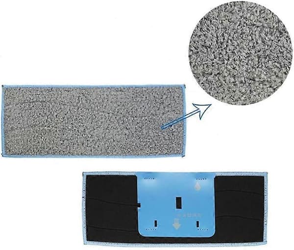 4-pakning vaskbare og gjenbrukbare moppeputer for iRobot Braava Jet m6 (6110) (6012) (6112) (6113) Ultimate Robot Mop (2 våte puter og 2 tørre puter)