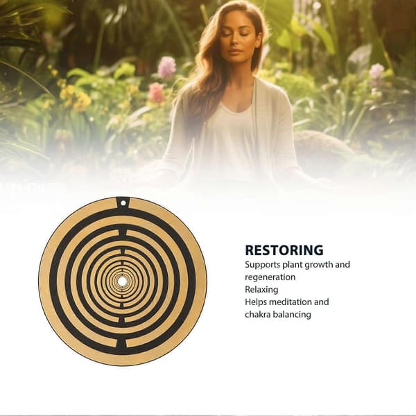Polariseringsenergi Disk Reducera Negativ Energi EMF Strålning Balans Energi Disk för Meditation 3 Tum