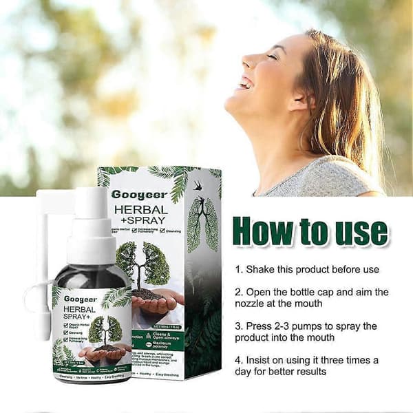 1-5 flaskor Respinature Herbal Lung Cleanse Mist - Kraftfullt lungstöd, växtbaserad vårdessens (5 lådor)
