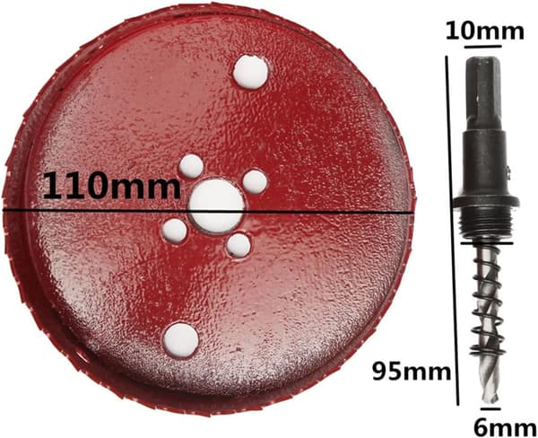 Hullsagkutter-100-200mm M42 Bi-metall hullsagbor Metallåpner for planketre aluminium jernrør 80MM