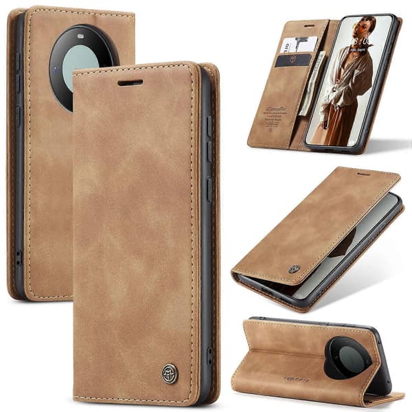 Til Huawei Mate 60 Pro mobiltelefon cover (brun)