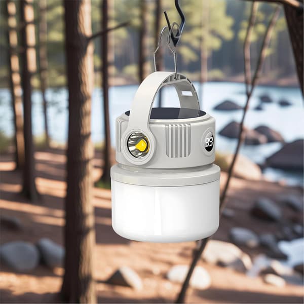 Oppladbar campinglykt