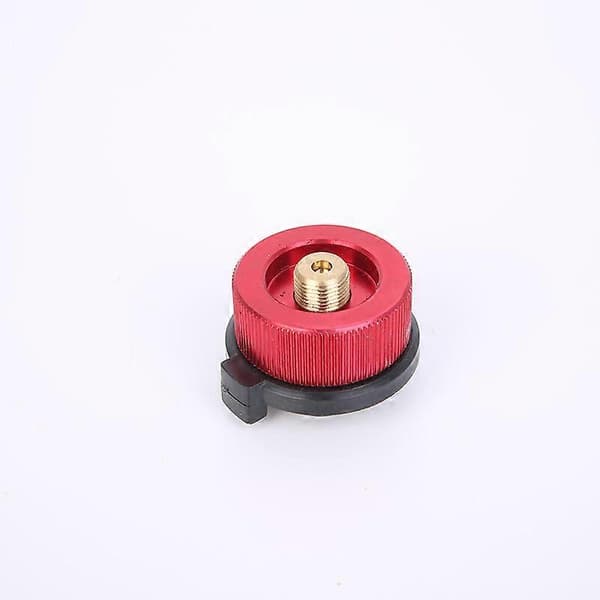 1 stk. Campingovn Adapter Propan Adapter Ventil Butan Tank Adapter Cylinder Gastank Konverter, Rød