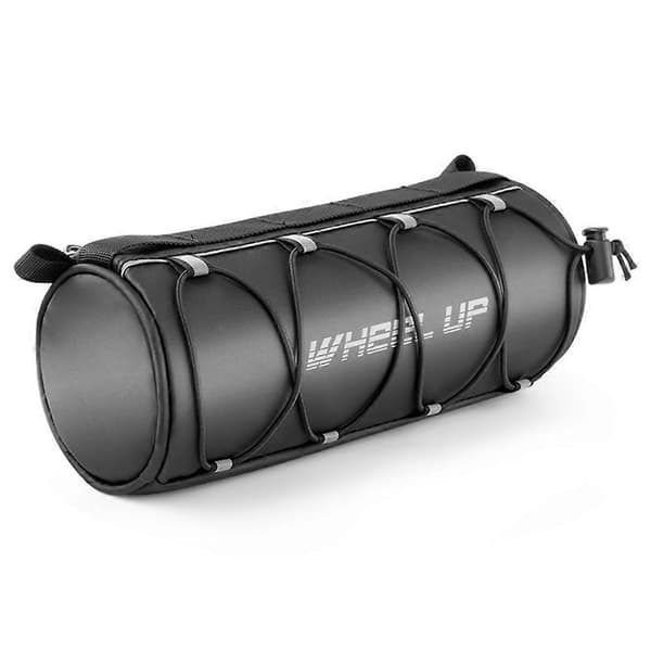WHEEL UP D31 Cylindrisk 1.1L Cykelstyr Taske Cykel Frontrør Taske Cykeltaske - Sort (Sort)