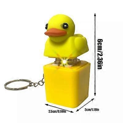 Andeleke Nøkkelring Duckys Nøkkelring Stressavlastning Angstlindring Sensorisk Leketøy