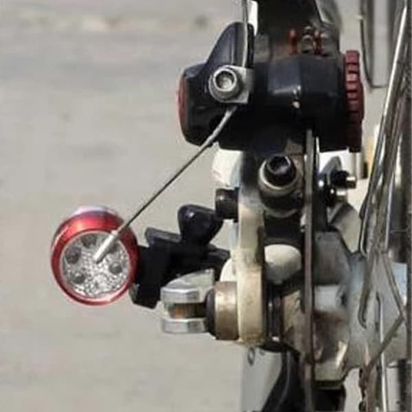 Sykkellys Varsellys 6led Mini Bier Frontlykt 360 Grader Høy Lysstyrke Lampe Rideutstyr