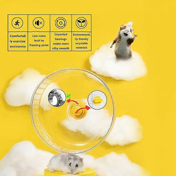 Hamsterin pyörä, hamsterin pyörä 17 cm, hiljainen hamsterilelu