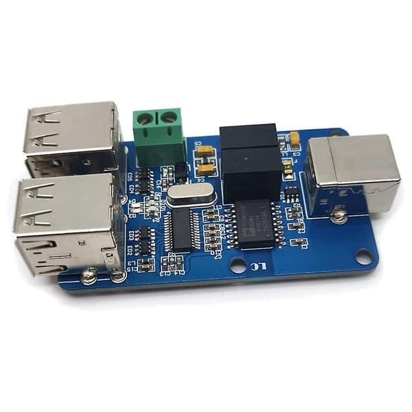USB-isolator, 2500V USB HUB-isolator, USB-isoleringskort, ADUM4160 ADUM3160 Stöd USB-kontroll Tr