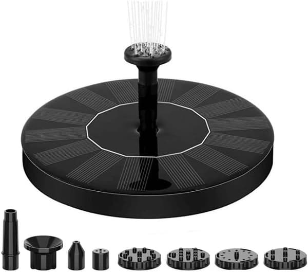 Flytande fontänpump för utomhuspool (diameter 18 cm med batteri)