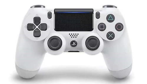 fro Trådløs kontroller for PS4, kompatibel med PlayStation PS4-konsoller/Steam-konsoller, null latens Bluetooth. White