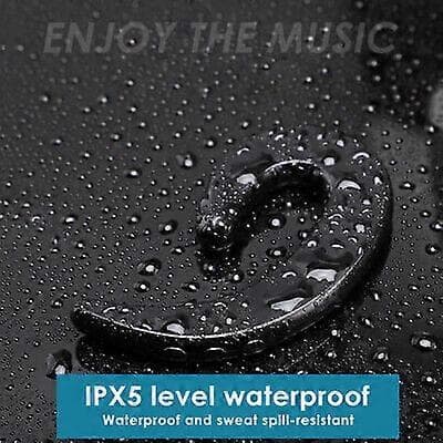 2×Benledning Krok Hodetelefon Bluetooth Trådløs Stereo Hodetelefon Ørepropper Sport