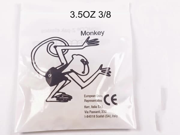 1000 stk. Zoo Dental Ortodontisk Super Elastiske Gummibånd 3.5oz 1/8 3/16 1/4 5/16 3/8 (Fox X1000)