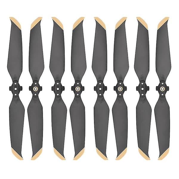 Støyreduserende propeller Stillere Lengre Flyvetur Propeller For Mavic Air 2s (Gull, 4 par)