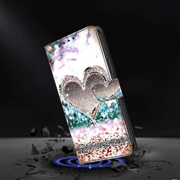 Mobilskal för Galaxy A34 5G (rosa diamant hjärta)