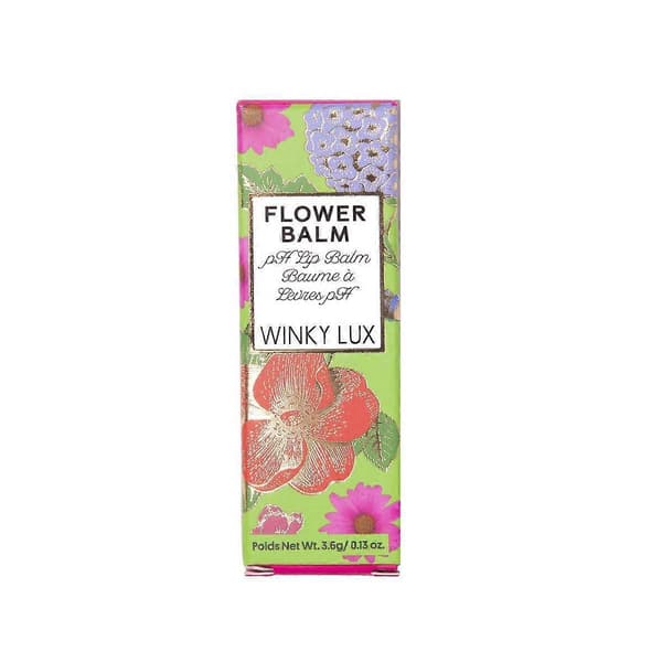 Winky Lux Flower Balm huulipuna, vaaleanpunainen - 0.13oz