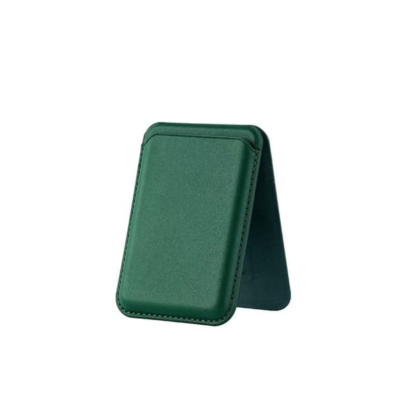 Passer til iPhone holder kortholder super stærk magnetisk kortholder (Græsgrøn)