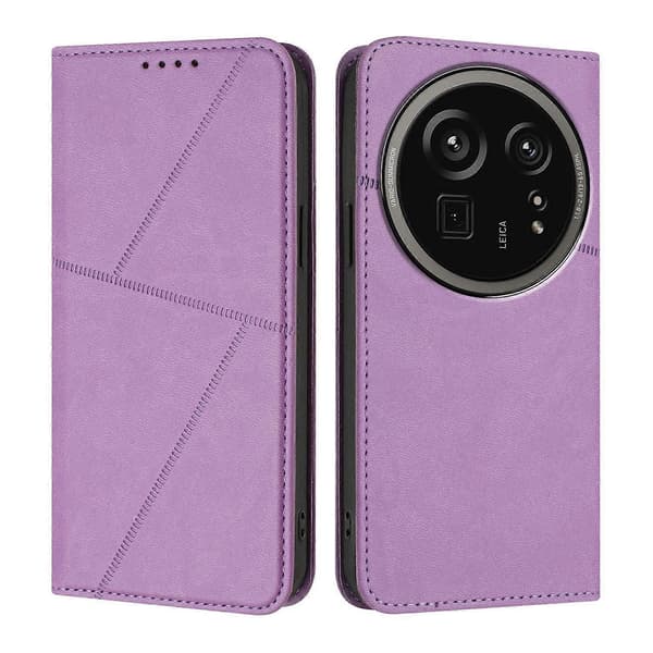 Sharp Aquos R9 Pro Lær Telefonveske (For Sharp Aquos R9 Pro)