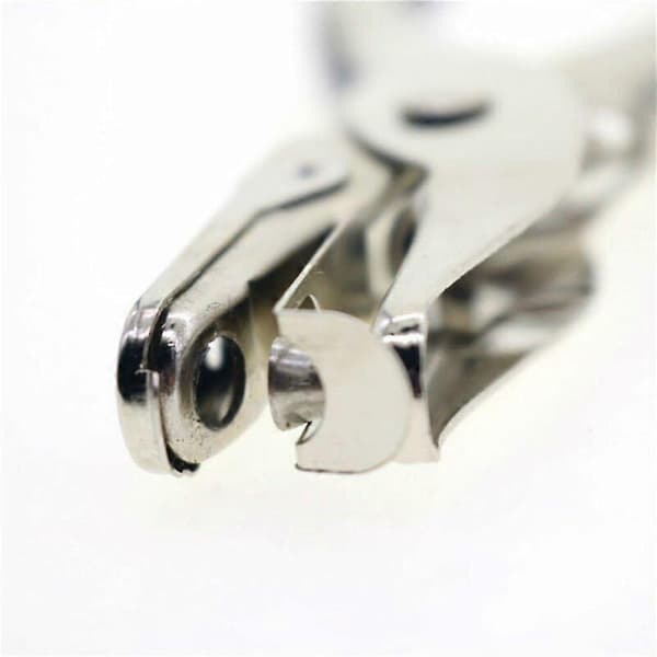 1-Hulls Metall Hånd Punch - 6mm Diameter Enkelt Rund Hull Punch Håndverktøy