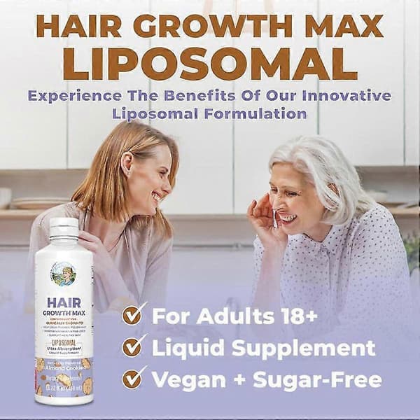 Mary Ruth's Liposomal Hair Growth Max med Lustriva