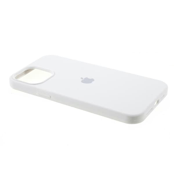 Silkeslent Mjukt Solid Silikon Skal för iPhone 12 Mini (Vit)