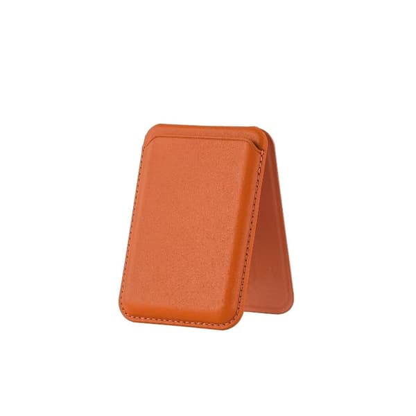 Passer til iPhone holder kortholder super stærk magnetisk kortholder (Orange)