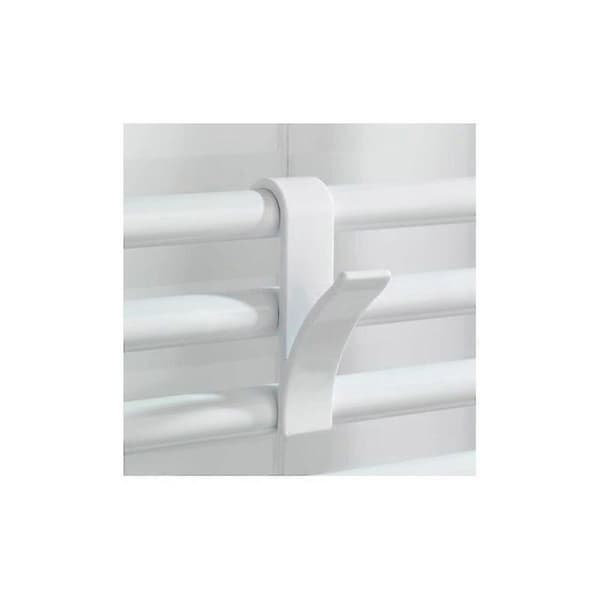 Radiatorkrok, Håndkletørker Radiatorkrok, Hvit Plast, Sett med 2