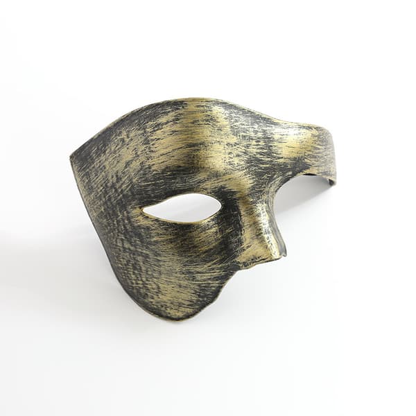 Halloween kostym mask herr halv ansikte-88