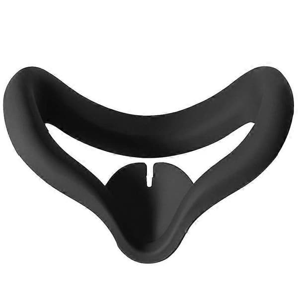 VR Silikone Cover Øjepude til Oculus Quest 2 Øjepude Cover Svedtæt Lystæt Ansigts Pude Vaskbar til Virtual Reality Headset Meget God