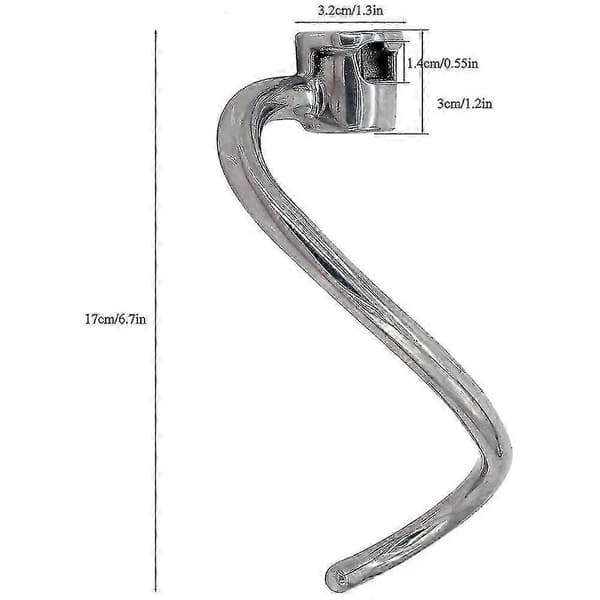 7 Quart Degkrok Ersättning För Kitchenaid Ksm7990 Ksm7581 Köksmaskin - Rostfritt Stål