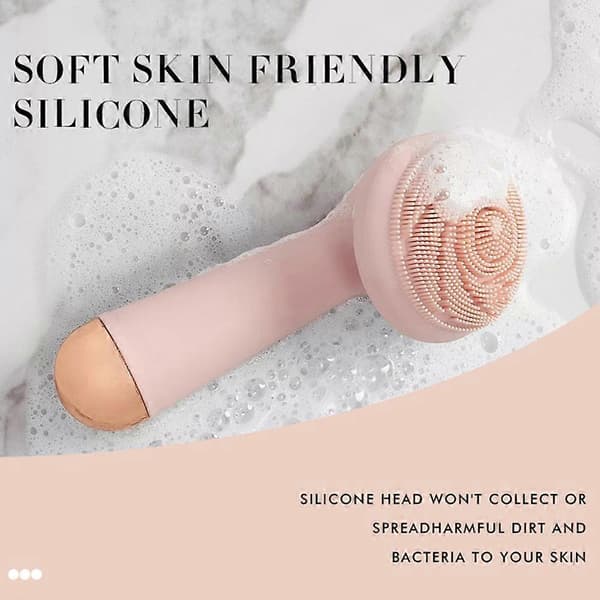 Oppladbar barbermaskin og trimmer for kvinner, hvit/roségull