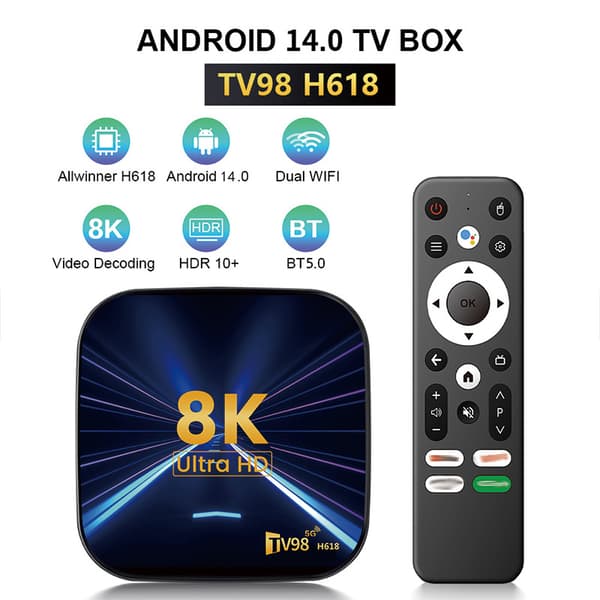 TV98 H618 digitalbox 8k (4+32GB)
