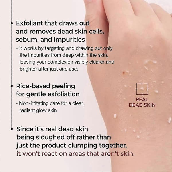 2 STK Dr.Melaxin PEEL SHOT GLOW EXFOLIANT RICE AMPOULE (HVIT RIS/SVART RIS) (2-delt sett)