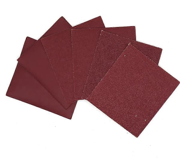 AccessoriesBox med 15 slibeark slibeplade, 11*10cm, rød