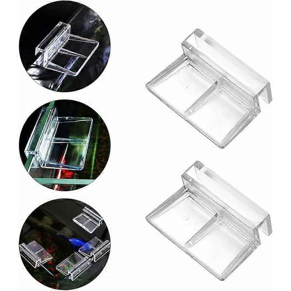 Akvarielågclips, 8MM Akrylclips Akvarier Akvarium Fisketank Glaslågsholder, 14 stk