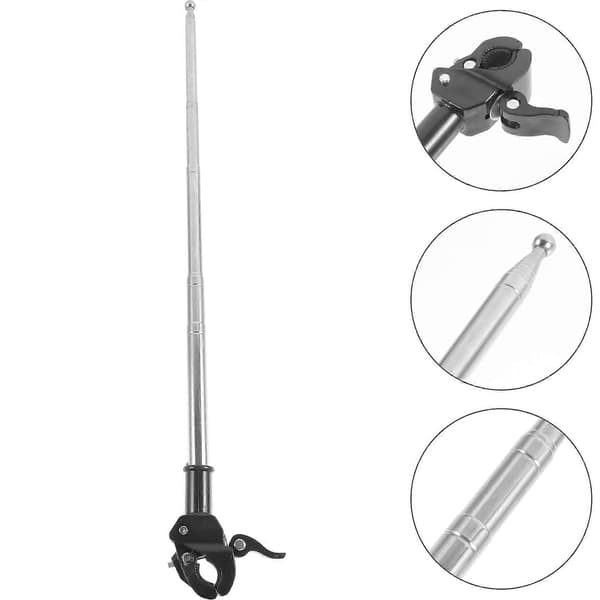 Stabil Bilflaggstang Utendørs Flaggstang Brakett Base Flaggstang Displayholder for Bil