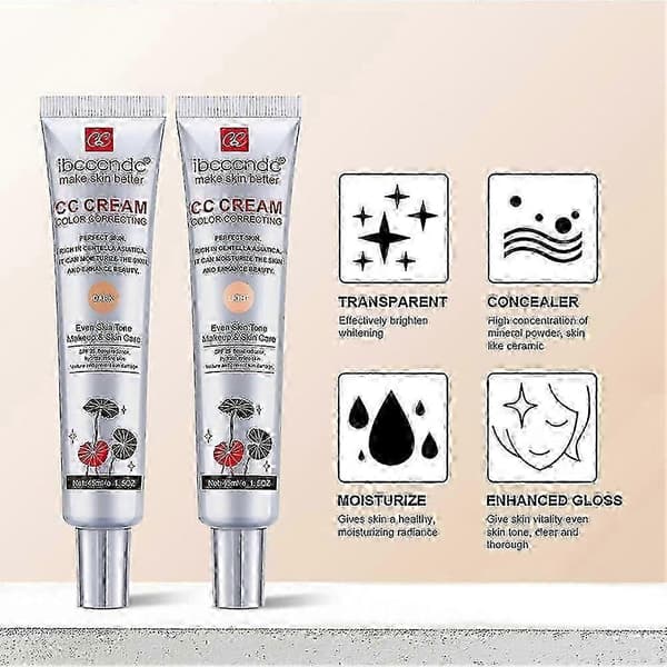 Korea Färgskiftande Hudvård 45ml Cc Cream (Mörk 1st)