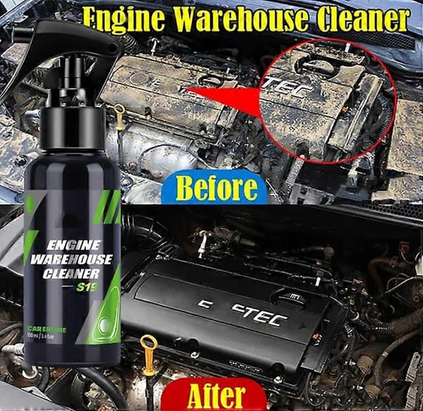 Effektiv motorrumsrengöringsspray, bilbeläggningsmedel, instrumentbräda för bilar (100 ml)